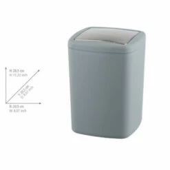 Wenko Schwingdeckeleimer Barcelona L Grau