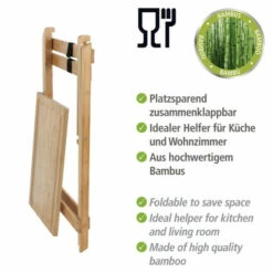 Wenko Bambus-Klapptisch Mit Schneideplatte Lugo -Günstiges Wenko Geschäft unnamed file 21802