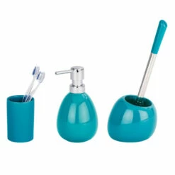 Wenko Bad-Accessoire-Set Polaris Petrol 3-teilig -Günstiges Wenko Geschäft unnamed file 21988