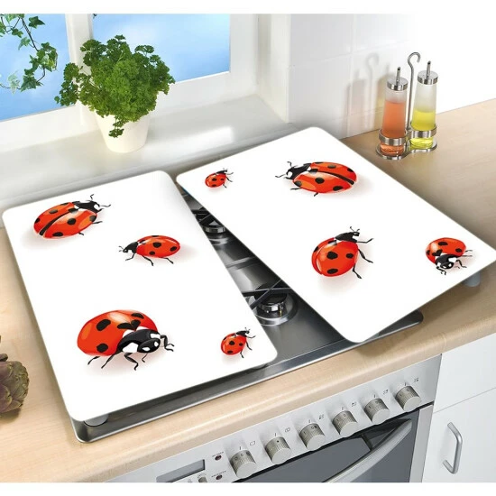Wenko Herdabdeckplatte Universal Marienkäfer 2er Set 14 Wenko Herdabdeckplatte Universal Marienkäfer 2er Set – Bild 12