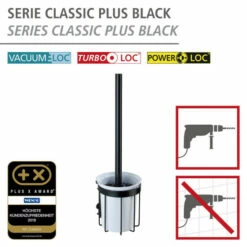 Wenko WC-Garnitur Classic Plus Black 14 Wenko WC-Garnitur Classic Plus Black -Günstiges Wenko Geschäft unnamed file 22088