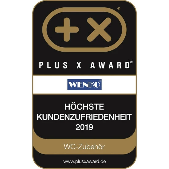 WENKO Kosmetikeimer Economic, Weiß, Kleiner Schwingdeckel-Eimer Aus Kunststoff, Ø 20 X 30 Cm, 6,0 L | Inkl. 2er Set Reinigungsschwämme Gratis 3 WENKO Kosmetikeimer Economic, Weiß, Kleiner Schwingdeckel-Eimer Aus Kunststoff, Ø 20 X 30 Cm, 6,0 L | Inkl. 2er Set Reinigungsschwämme Gratis