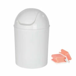 WENKO Kosmetikeimer Economic, Weiß, Kleiner Schwingdeckel-Eimer Aus Kunststoff, Ø 20 X 30 Cm, 6,0 L | Inkl. 2er Set Reinigungsschwämme Gratis 5 WENKO Kosmetikeimer Economic, Weiß, Kleiner Schwingdeckel-Eimer Aus Kunststoff, Ø 20 X 30 Cm, 6,0 L | Inkl. 2er Set Reinigungsschwämme Gratis -Günstiges Wenko Geschäft unnamed file 22138