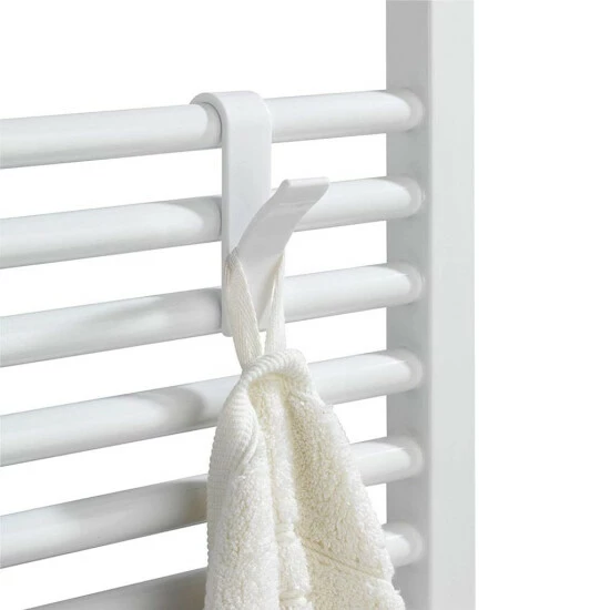 Wenko Haken Für Rundheizkörper, Praktisches, Handtuchhaken, Flexibel Einhängen, Für Alle Standard Heizkörper, Aus Kunststoff, Je 2,5 X 10,5 X 7 7 Wenko Haken Für Rundheizkörper, Praktisches, Handtuchhaken, Flexibel Einhängen, Für Alle Standard Heizkörper, Aus Kunststoff, Je 2,5 X 10,5 X 7 – Bild 5