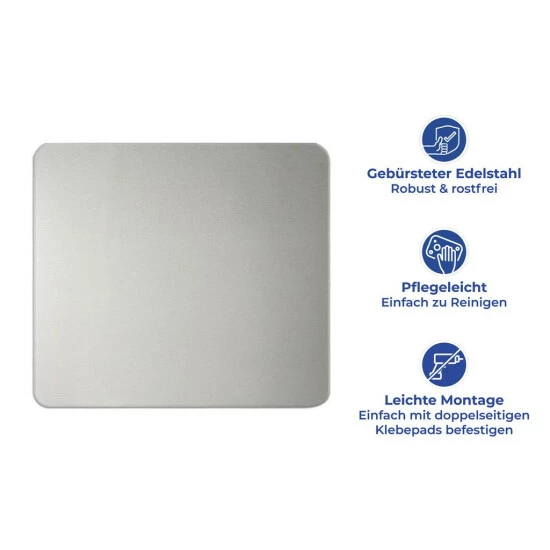 Wenko Wandblende Edelstahl 6 Wenko Wandblende Edelstahl – Bild 4