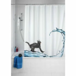 Wenko Anti-Schimmel Duschvorhang Cat -Günstiges Wenko Geschäft unnamed file 22190