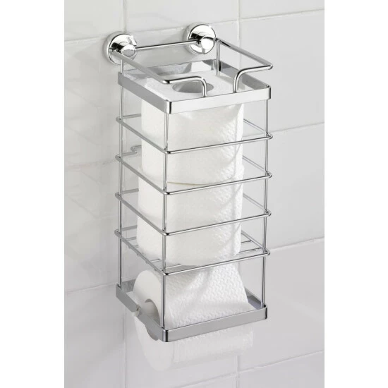 Wenko Power-Loc WC-Ersatzrollenhalter Sion Befestigen Ohne Bohren 4 Wenko Power-Loc WC-Ersatzrollenhalter Sion Befestigen Ohne Bohren – Bild 2