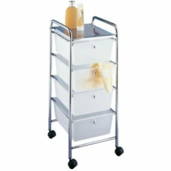 Wenko Rollwagen Messina Mit 4 Schubladen