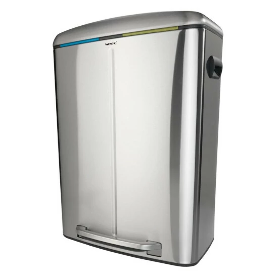 Wenko Treteimer Easy Close Primo Edelstahl 4 Wenko Treteimer Easy Close Primo Edelstahl – Bild 2