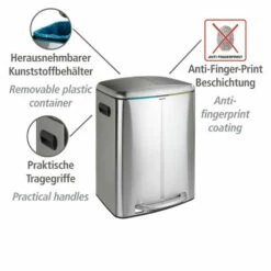 Wenko Treteimer Easy Close Primo Edelstahl 19 Wenko Treteimer Easy Close Primo Edelstahl -Günstiges Wenko Geschäft unnamed file 22302