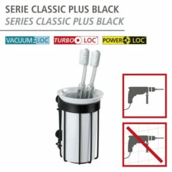 Wenko Zahnputzbecher Classic Plus Black 16 Wenko Zahnputzbecher Classic Plus Black -Günstiges Wenko Geschäft unnamed file 22368