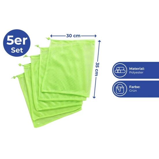 Wenko Mehrweg-Beutel 5er Set 8 Wenko Mehrweg-Beutel 5er Set – Bild 6