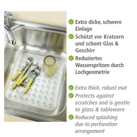 Wenko Abtropfmatte Kristall 6 Wenko Abtropfmatte Kristall – Bild 4