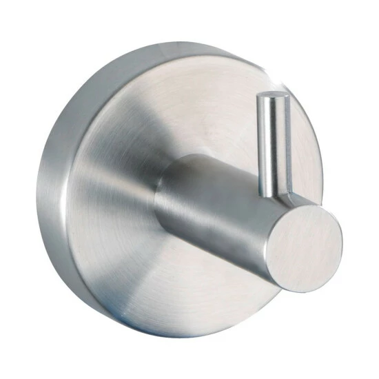 Wenko Wandhaken Uno Bosio Edelstahl Matt 3 Wenko Wandhaken Uno Bosio Edelstahl Matt