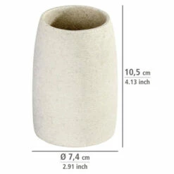 Wenko Zahnputzbecher Goa Beige -Günstiges Wenko Geschäft unnamed file 22515