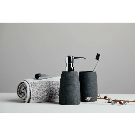 Wenko Bad-Accessoires Set Goa Grau 2-teilig 7 Wenko Bad-Accessoires Set Goa Grau 2-teilig – Bild 5