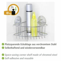 Wenko Static-Loc® Eckablage Osimo Groß -Günstiges Wenko Geschäft unnamed file 22541