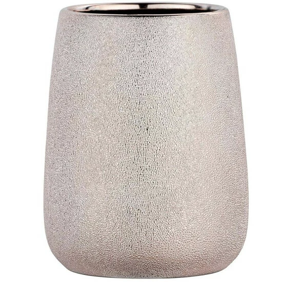 Wenko Zahnputzbecher Glimma Rosé Keramik 5 Wenko Zahnputzbecher Glimma Rosé Keramik – Bild 3