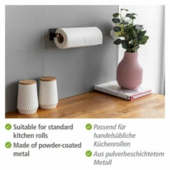 Wenko Küchenrollenhalter Magna Schwarz -Günstiges Wenko Geschäft unnamed file 2263