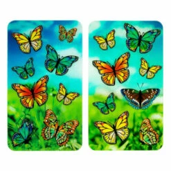 Wenko Herdabdeckplatten Universal Schmetterlinge 2er Set