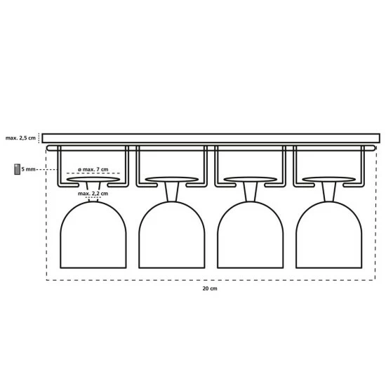 Wenko Schrankeinsatz Gläserhalter 9 Wenko Schrankeinsatz Gläserhalter – Bild 7