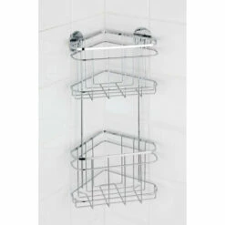 Wenko Turbo-Loc® Edelstahl Eckregal 2 Etagen -Günstiges Wenko Geschäft unnamed file 22760