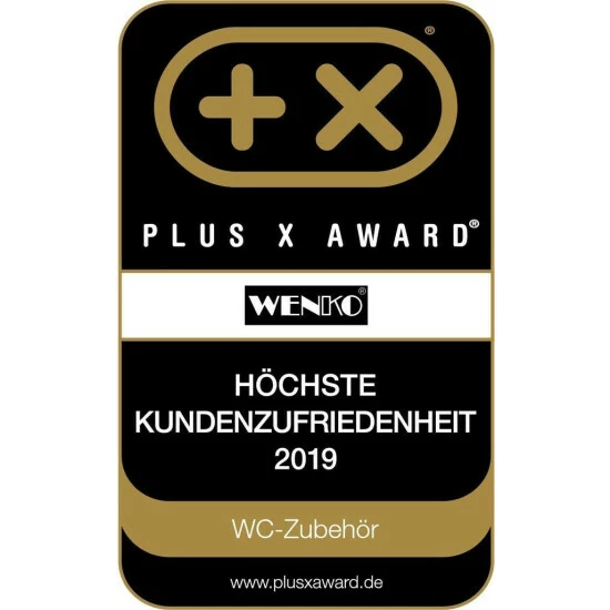 Wenko WC-Garnitur Agropoli Transparent 6 Wenko WC-Garnitur Agropoli Transparent – Bild 4