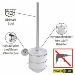 Wenko Power-Loc® Wand WC-Garnitur Bovino -Günstiges Wenko Geschäft unnamed file 22972
