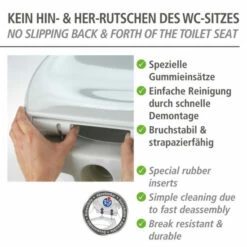 Wenko Premium WC-Sitz Ottana Hellgrau -Günstiges Wenko Geschäft unnamed file 22991