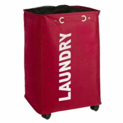 Wenko Wäschesammler Quadro Rot -Günstiges Wenko Geschäft unnamed file 23029