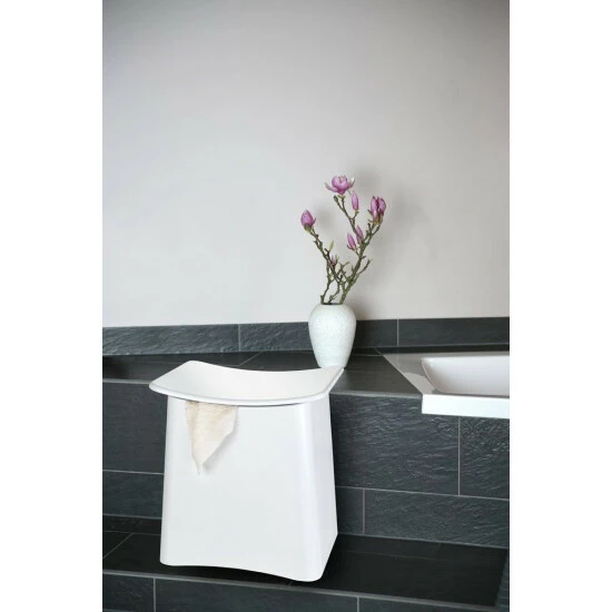 Wenko 2in1 Hocker Wing Weiß 10 Wenko 2in1 Hocker Wing Weiß – Bild 8