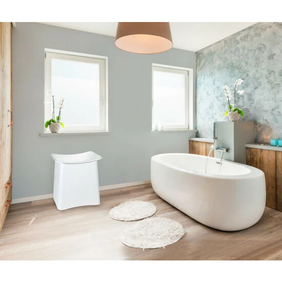 Wenko 2in1 Hocker Wing Weiß 12 Wenko 2in1 Hocker Wing Weiß – Bild 10