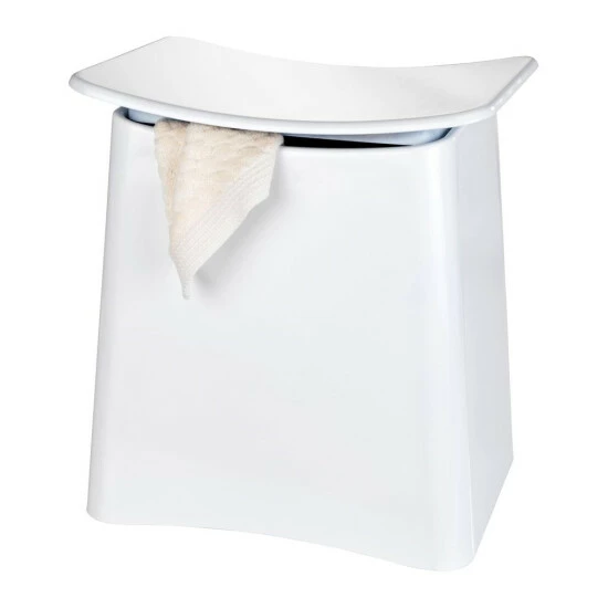 Wenko 2in1 Hocker Wing Weiß 15 Wenko 2in1 Hocker Wing Weiß – Bild 13