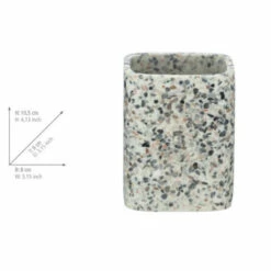 Wenko Zahnputzbecher Terrazzo