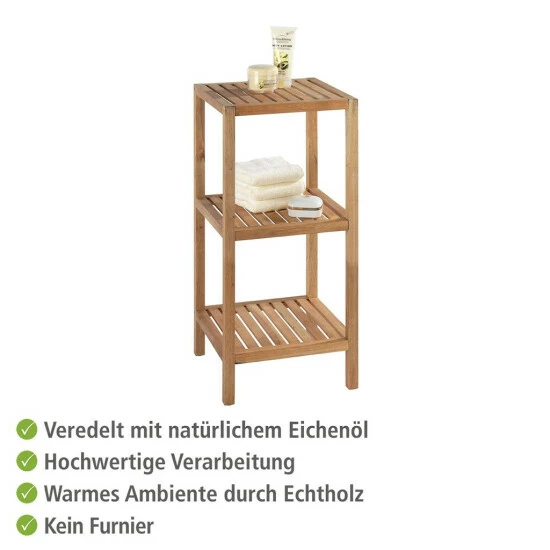 Wenko Regal Norway Mit 3 Böden, Walnussholz 7 Wenko Regal Norway Mit 3 Böden, Walnussholz – Bild 5