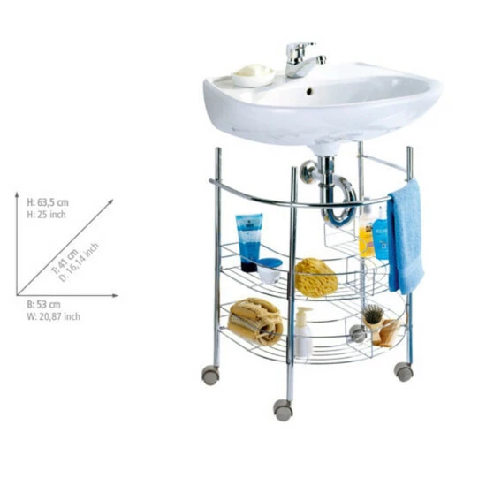 Wenko Waschbecken-Unterregal 4 Wenko Waschbecken-Unterregal – Bild 2