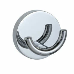 Wenko Handtuchhaken Handtuchhalter Glänzend Wandhaken Doppelhaken Geschirrtuchhalter Power-Loc Wand-haken Borello - Befestigen Ohne Bohren