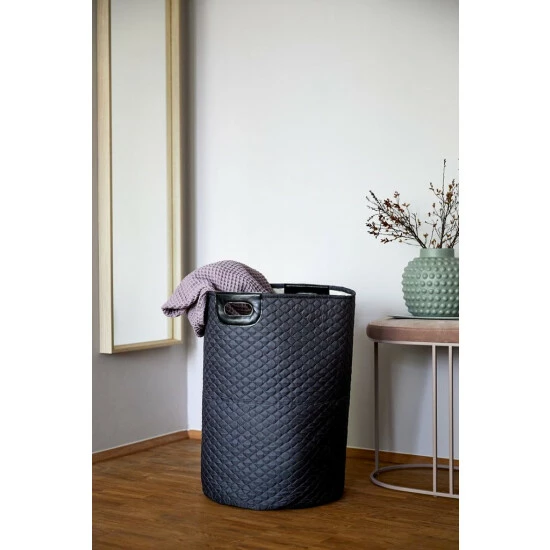 Wenko Wäschesammler Wabo Grau 5 Wenko Wäschesammler Wabo Grau – Bild 3