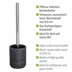 Wenko WC-Garnitur Goa Neo Anthrazit 10 Wenko WC-Garnitur Goa Neo Anthrazit -Günstiges Wenko Geschäft unnamed file 23372
