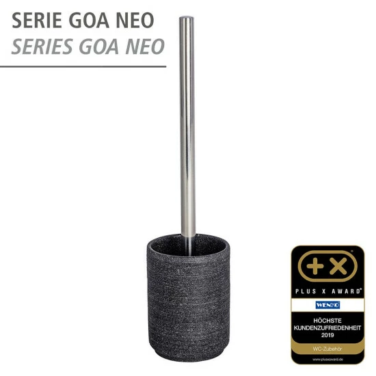 Wenko WC-Garnitur Goa Neo Anthrazit 6 Wenko WC-Garnitur Goa Neo Anthrazit – Bild 4