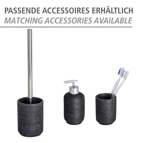 Wenko WC-Garnitur Goa Neo Anthrazit 7 Wenko WC-Garnitur Goa Neo Anthrazit – Bild 5