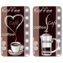 Wenko Herdabdeckplatte Universal Kaffeeduft 2er Set