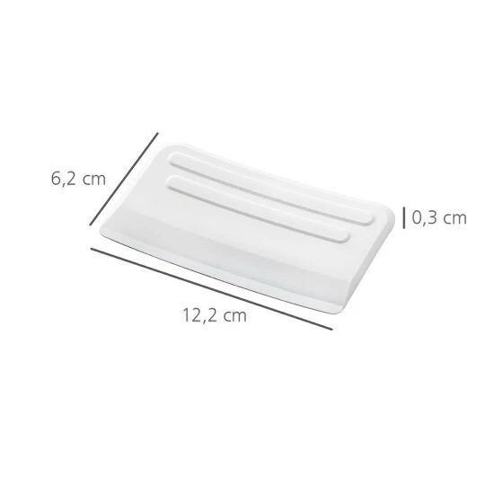 WENKO Auffangschale Für Küchenabfälle, Zum Einhängen, Inkl. Scharber, Weiß | Inkl. 2er Set Reinigungsschwämme Gratis 6 WENKO Auffangschale Für Küchenabfälle, Zum Einhängen, Inkl. Scharber, Weiß | Inkl. 2er Set Reinigungsschwämme Gratis – Bild 4