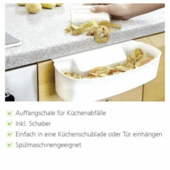 WENKO Auffangschale Für Küchenabfälle, Zum Einhängen, Inkl. Scharber, Weiß | Inkl. 2er Set Reinigungsschwämme Gratis 13 WENKO Auffangschale Für Küchenabfälle, Zum Einhängen, Inkl. Scharber, Weiß | Inkl. 2er Set Reinigungsschwämme Gratis -Günstiges Wenko Geschäft unnamed file 23492