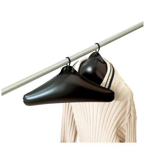 Wenko Kleiderbügel Deep Black 2er Set 4 Wenko Kleiderbügel Deep Black 2er Set – Bild 2