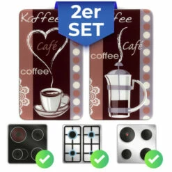 Wenko Herdabdeckplatte Universal Kaffeeduft 2er Set -Günstiges Wenko Geschäft unnamed file 2350