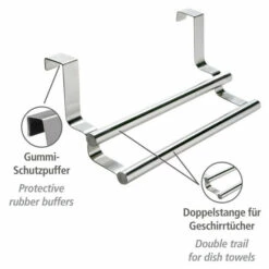 Wenko Tür-Handtuchstange Twin Edelstahl -Günstiges Wenko Geschäft unnamed file 23520