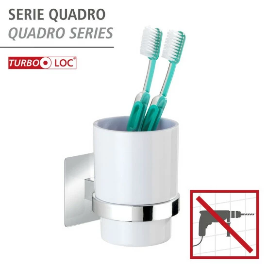 Wenko Turbo-Loc® Zahnputzbecher Quadro 7 Wenko Turbo-Loc® Zahnputzbecher Quadro – Bild 5