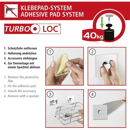 Wenko Turbo-Loc® Zahnputzbecher Quadro 13 Wenko Turbo-Loc® Zahnputzbecher Quadro – Bild 11