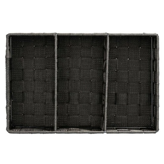 Wenko Organizer Adria Schwarz 3 Fächer 5 Wenko Organizer Adria Schwarz 3 Fächer – Bild 3